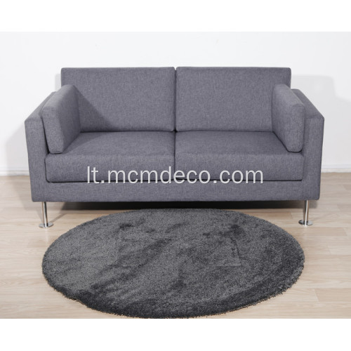 Moderni minimalistinio stiliaus audinių parko dvigulė sofa